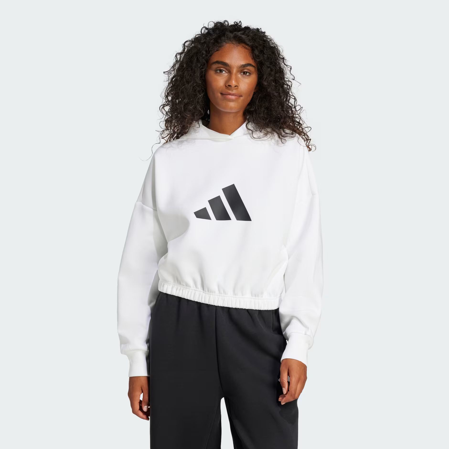 Adidas Future Icons 3 Bar Logo Hoodie Qadınlar üçün hudi