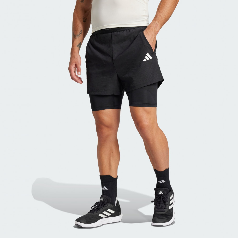 Adidas Gym+ 2-in-1 Shorts Kişilər üçün şortlar