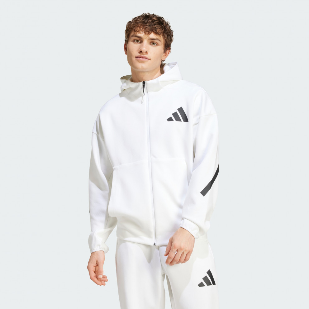 Adidas Z.N.E. Full-Zip Kişilər üçün başlıqlı idman jaketi
