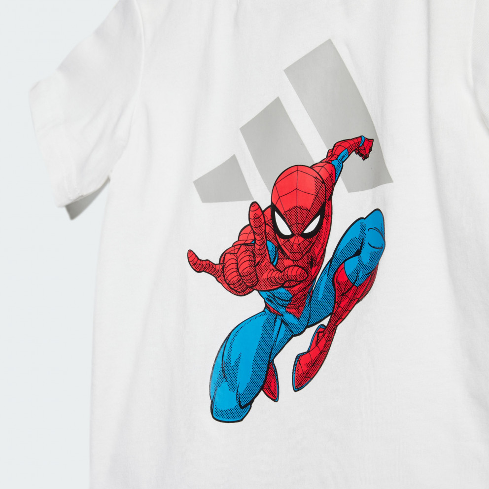 Adidas x Marvel Spider-Man Shorts and Tee Uşaqlar üçün dəst