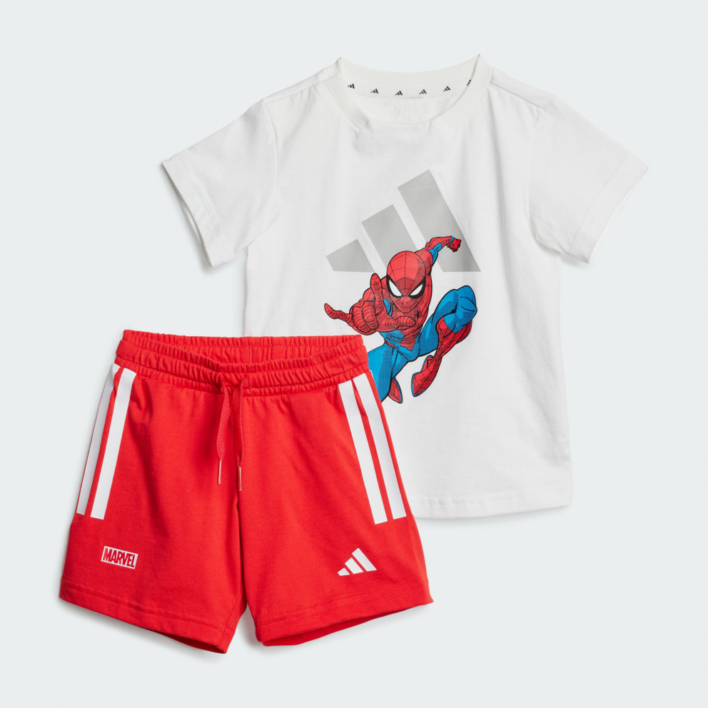 Adidas x Marvel Spider-Man Shorts and Tee Uşaqlar üçün dəst