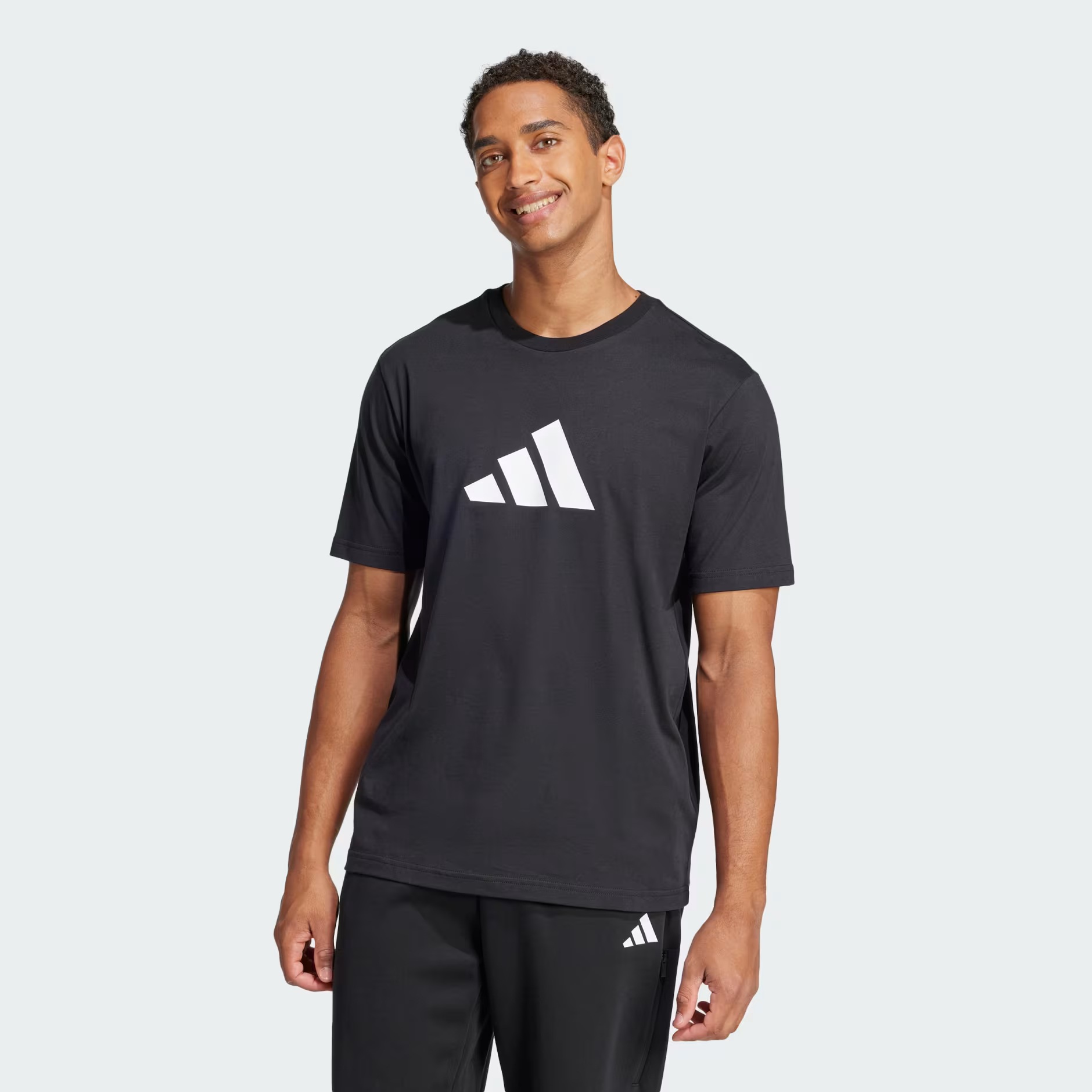 Adidas Future Icons 3 Bar Logo Tee Kişilər üçün köynək