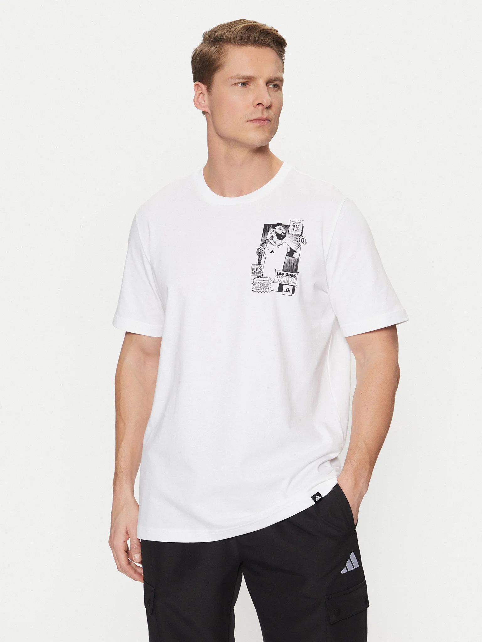 Adidas Messi Icon Graphic Kişilər üçün köynək