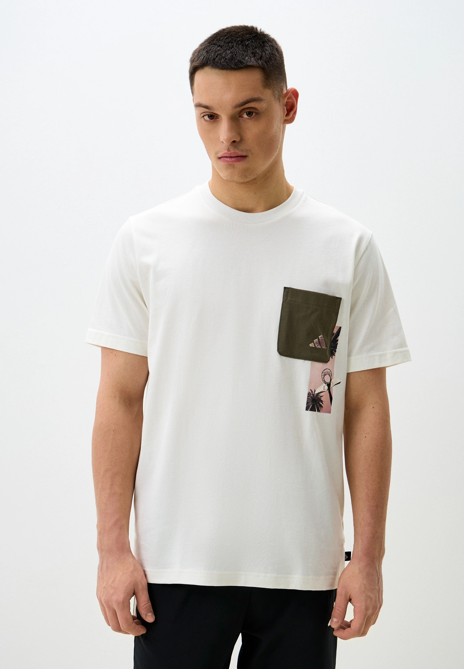 Adidas Lens Elevated Pocket Graphic Tee Kİşilər üçün köynək