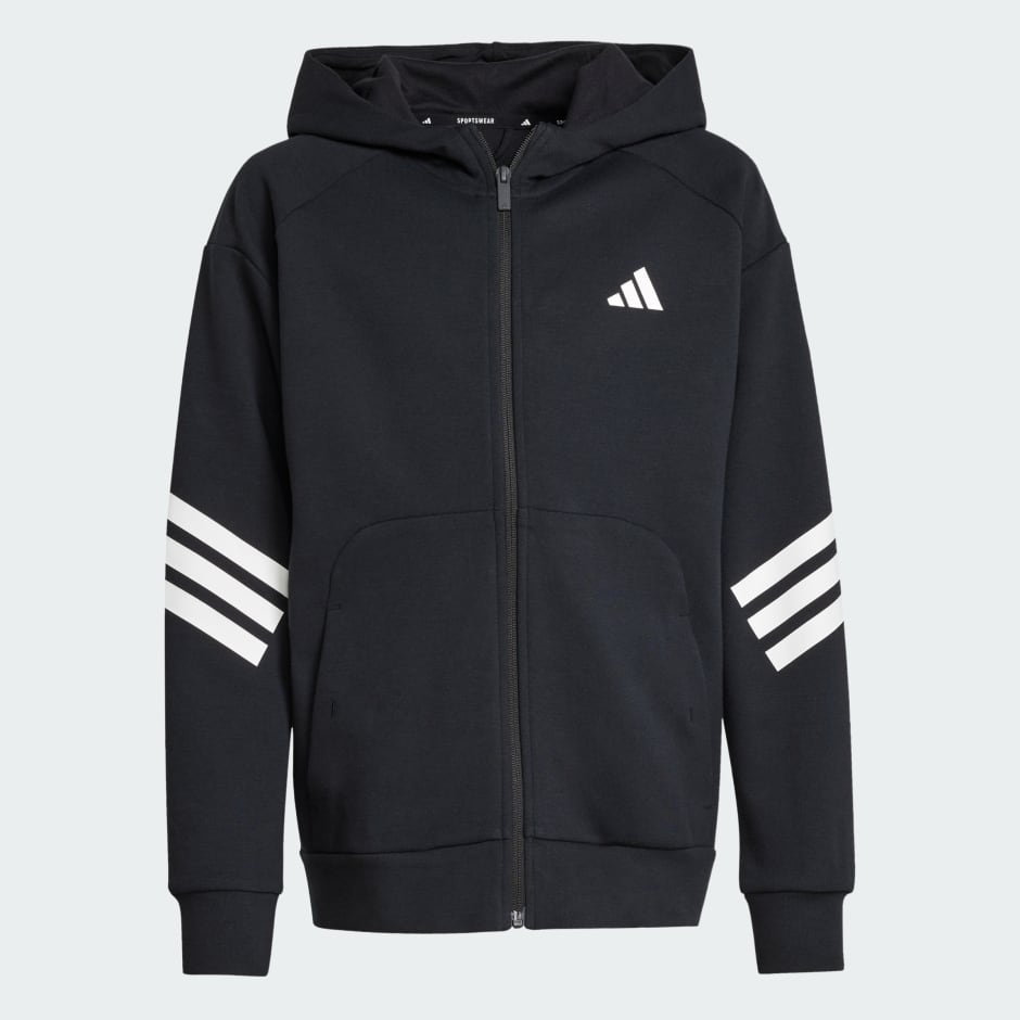 Adidas Future Icons 3-Stripes Uşaqlar üçün zəncirbəndli jaket