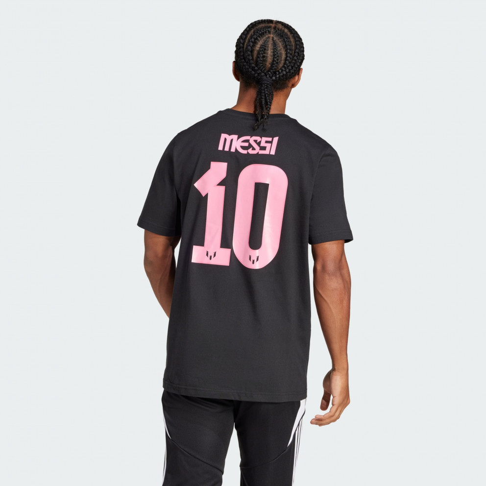 Adidas Messi Name and Number Graphic Tee Kişilər üçün köynək