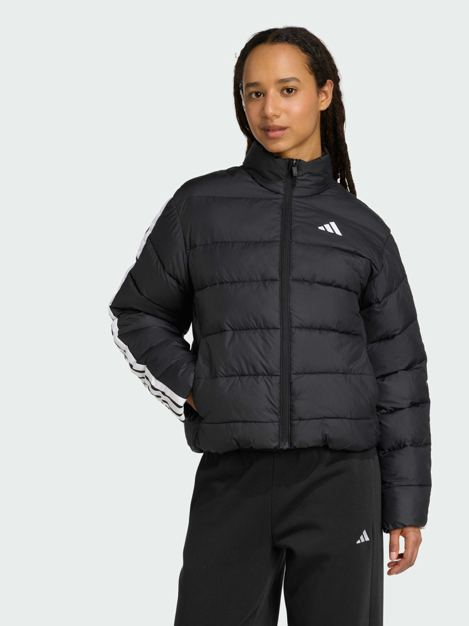 Adidas Essentials CLIMAWARM 3-Stripes Synthetic Down Jackets Qadınlar üçün gödəkçə