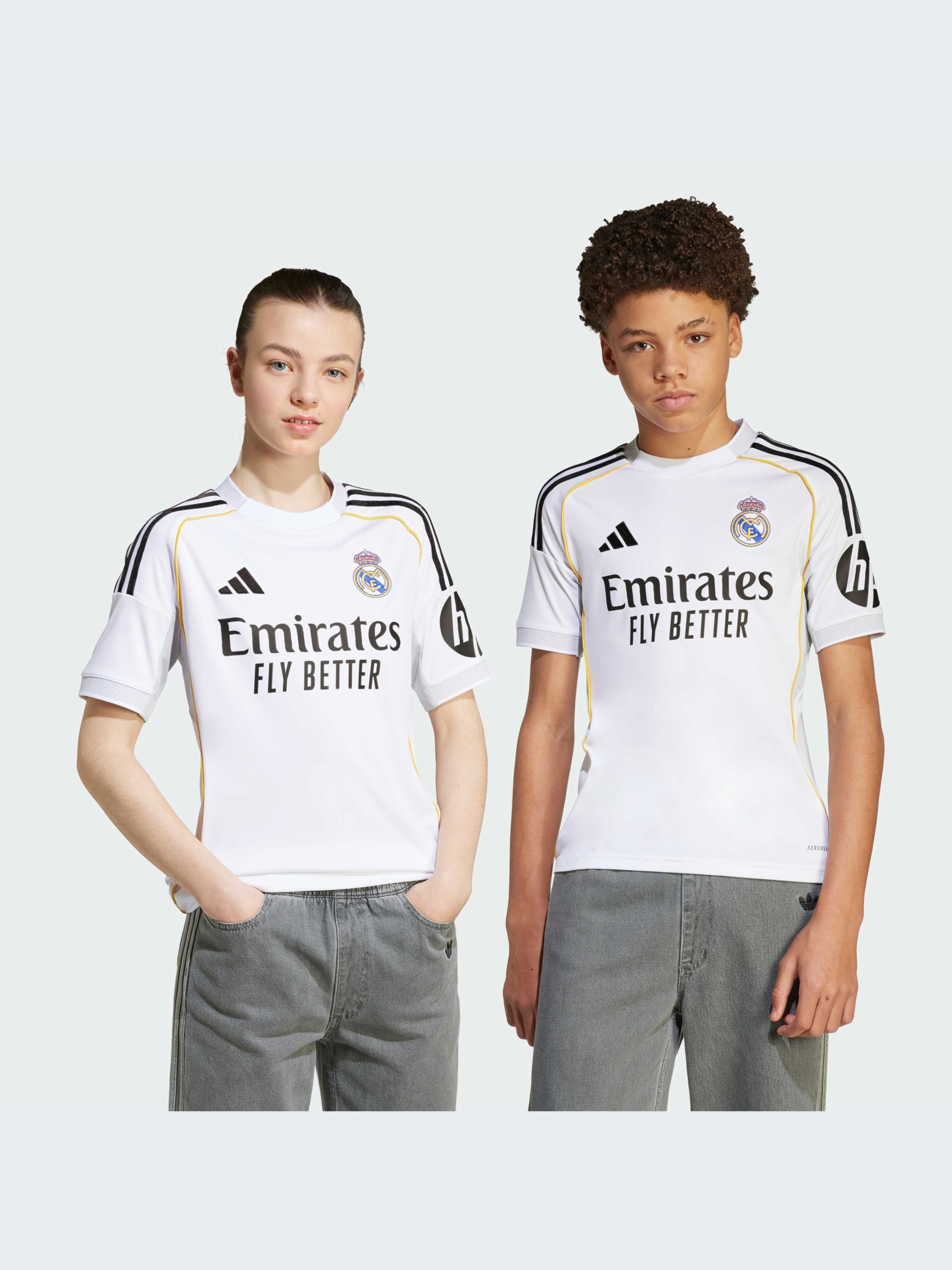 Adidas Real Madrid 25/26 Home Jersey Uşaqlar üçün köynək