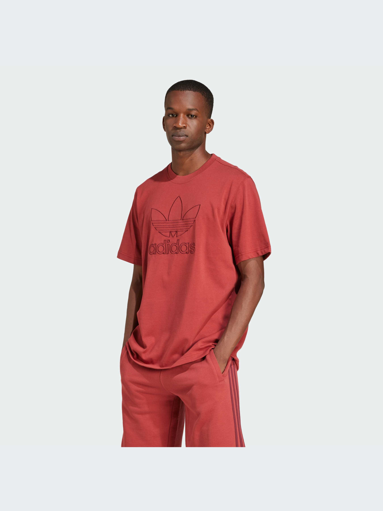 Adidas Adicolor Outline Trefoil Tee Kişilər üçün köynək