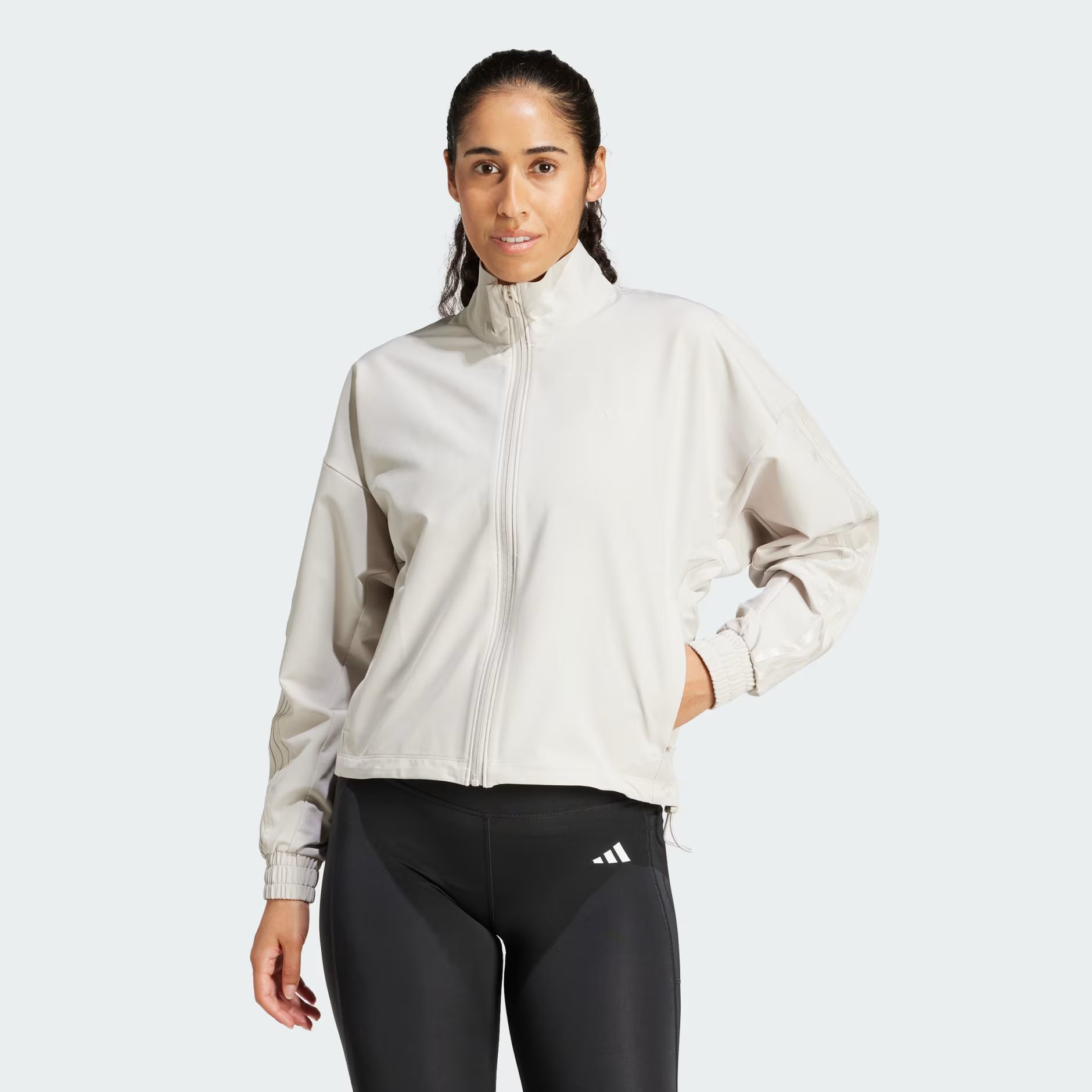Adidas Pacer All Gym Tonal 3-Stripes Woven Jacket Qadınlar üçün idman gödəkçəsi