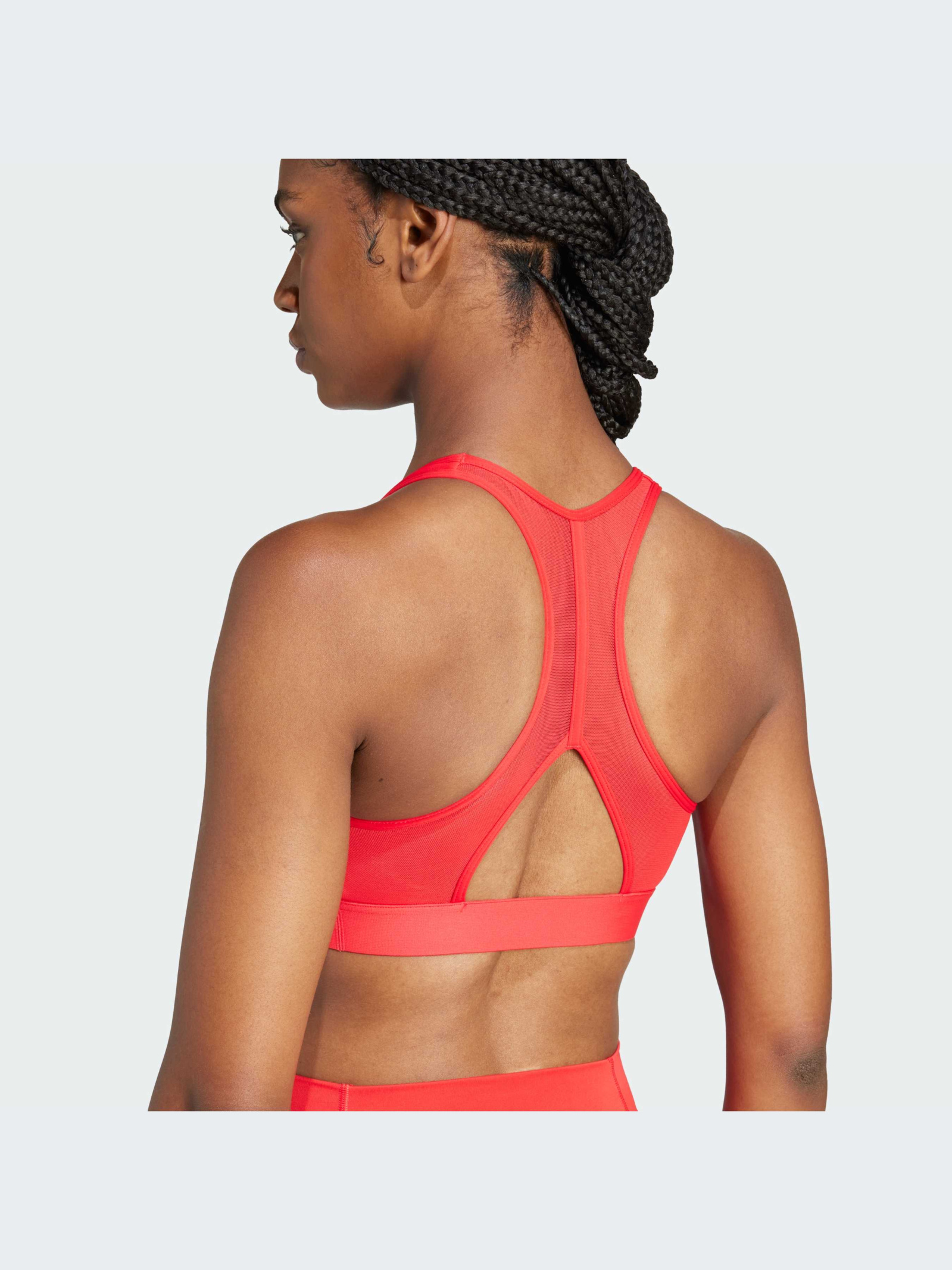 Adidas Powerreact Train 3-Stripes Orta dəstəkli bra