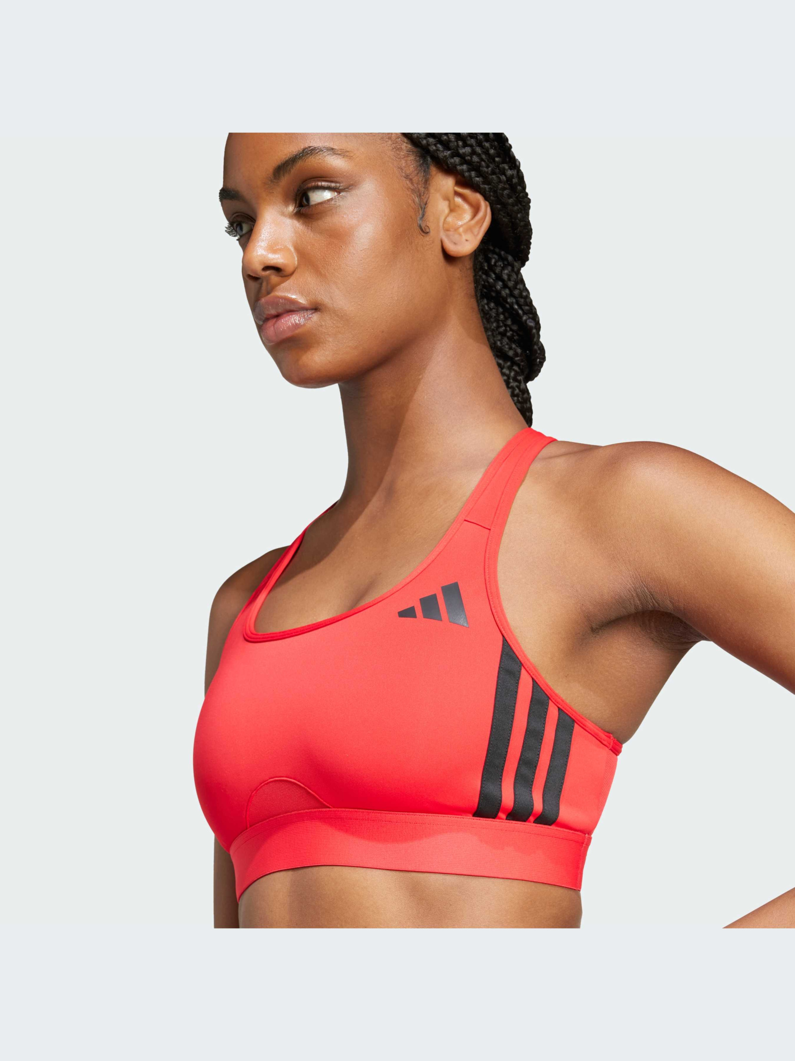 Adidas Powerreact Train 3-Stripes Orta dəstəkli bra