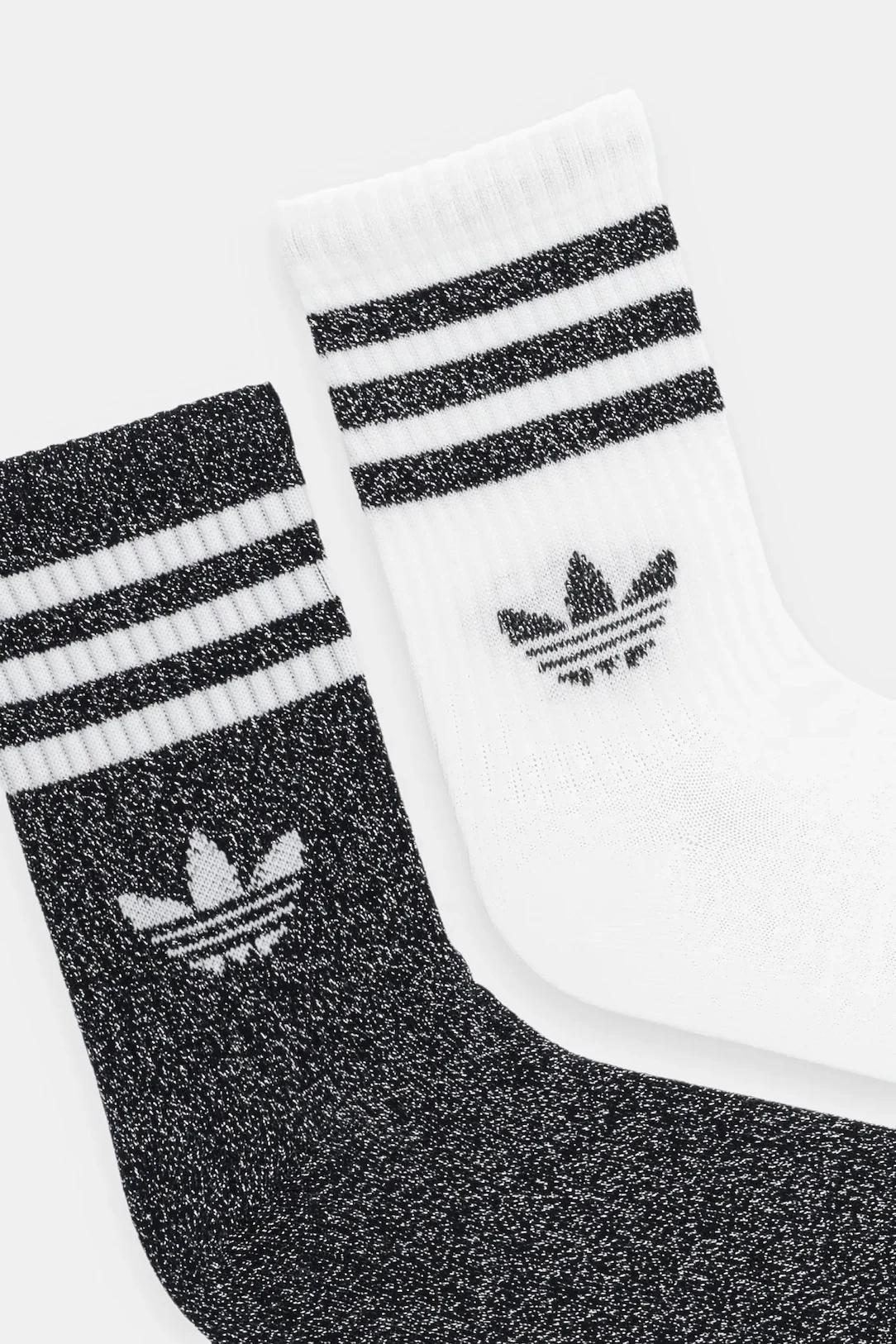 Adidas 3-Stripes Glitter Crew Socks 2 cüt corab dəsti
