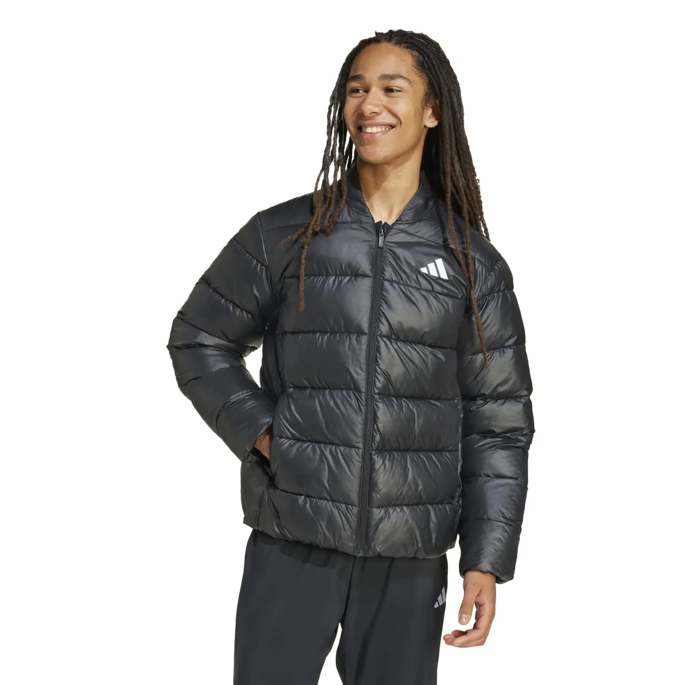 Adidas Essentials CLIMAWARM Synthetic Down Puffer Hooded Kişilər üçün gödəkçə
