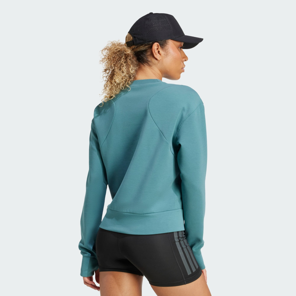 Adidas Designed-for-Training Warm-Up Crewneck Sweatshirt Qadınlar üçün svitşot