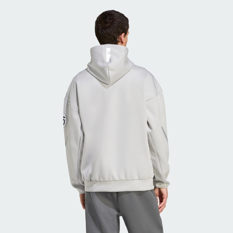 Adidas Mercedes - AMG Petronas Formula One Team Silver Arrows Full-Zip Hood Kişilər üçün hudi