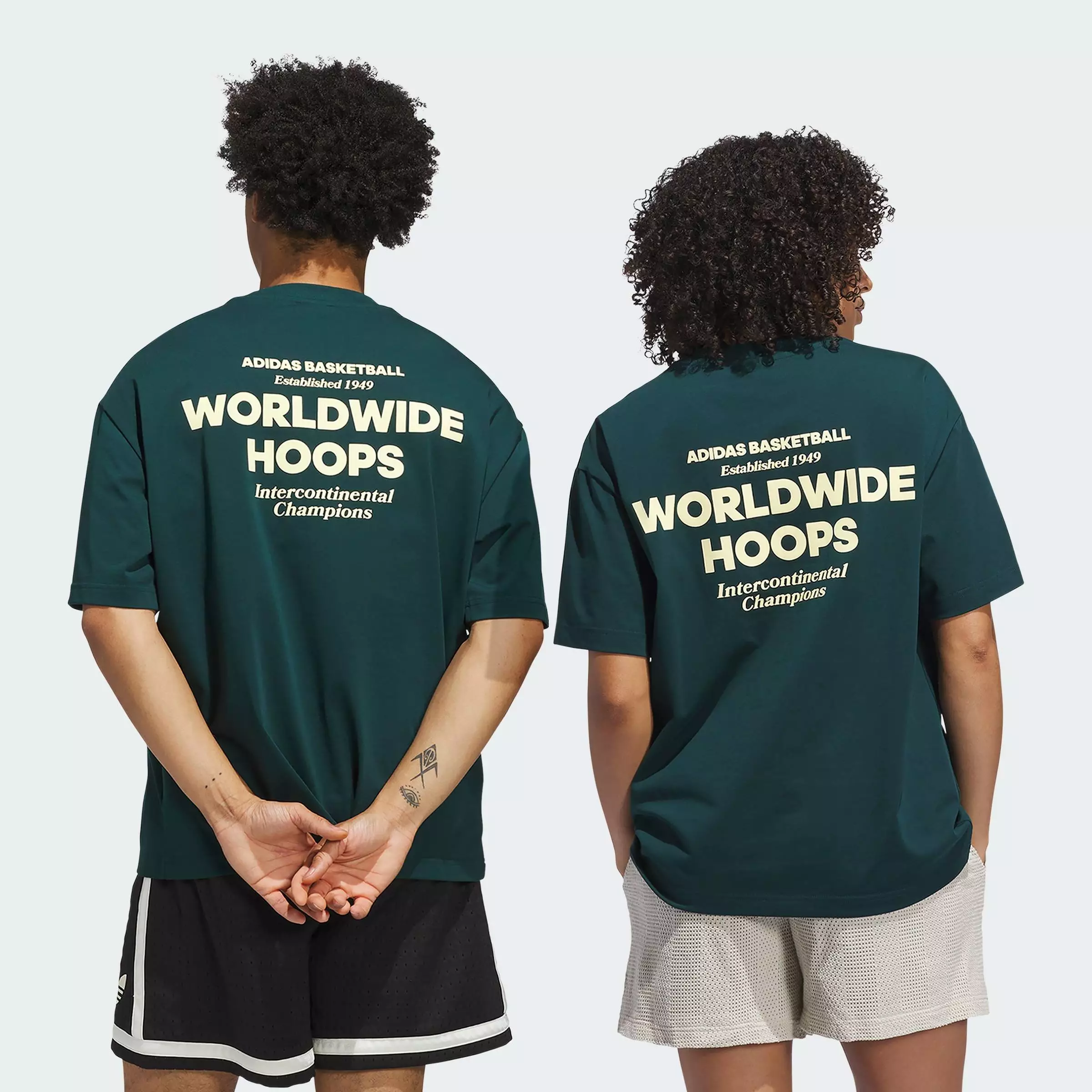Adidas Worldwide Hoops GFX Tee Kişilər üçün köynək
