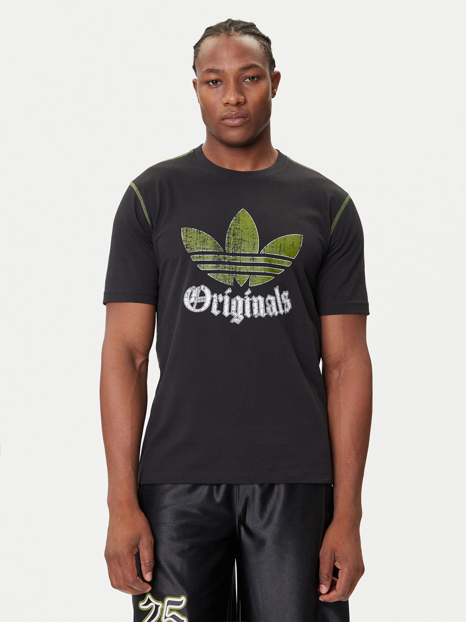 Adidas Distressed Graphic Tee Kişilər üçün köynək