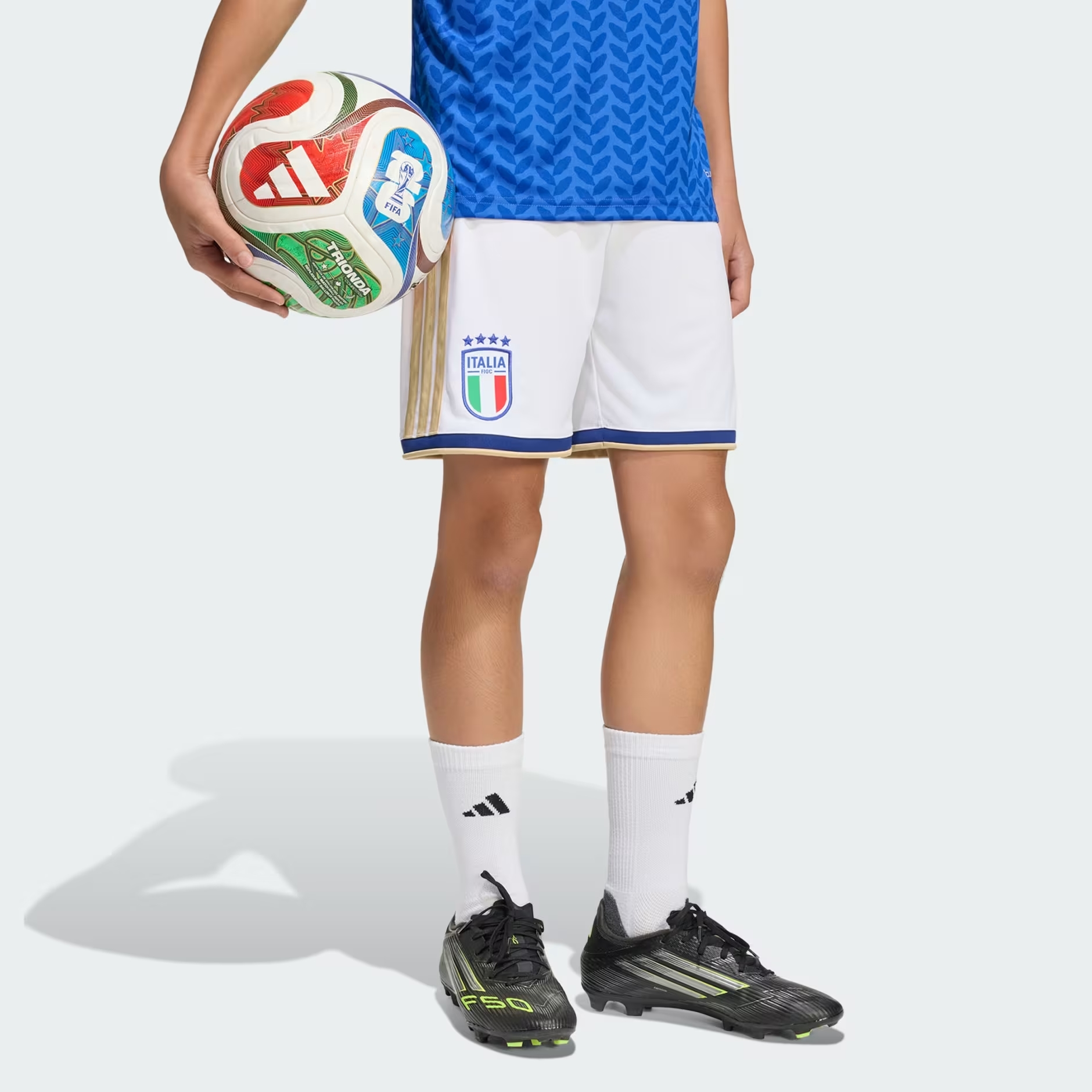 Adidas Italy 26 Home Shorts Kids