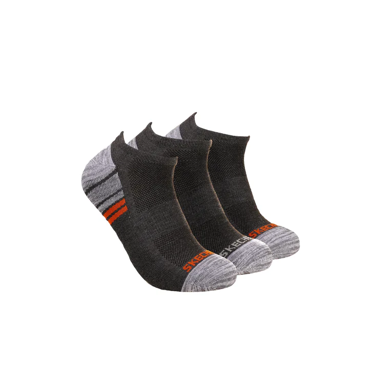 Skechers Terry No Show Socks 3 cüt corab dəsti