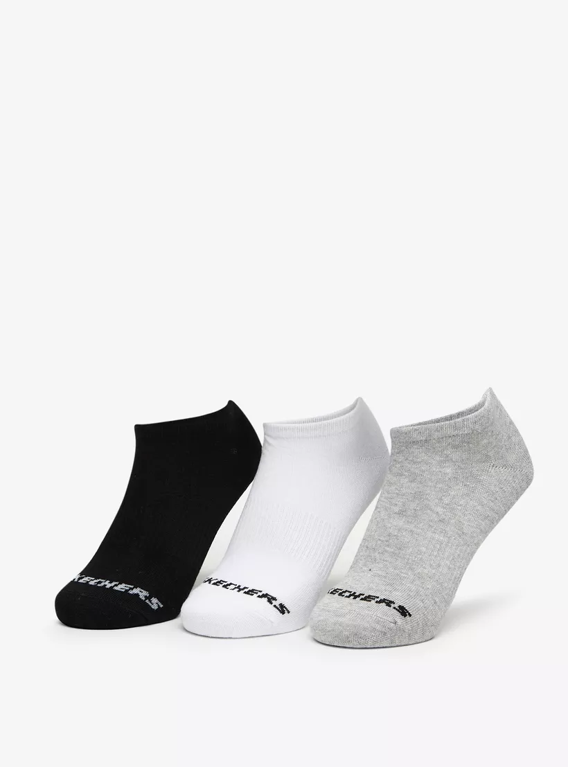 Skechers Non-Terry Invisible Sports Socks 3 cüt corab dəsti