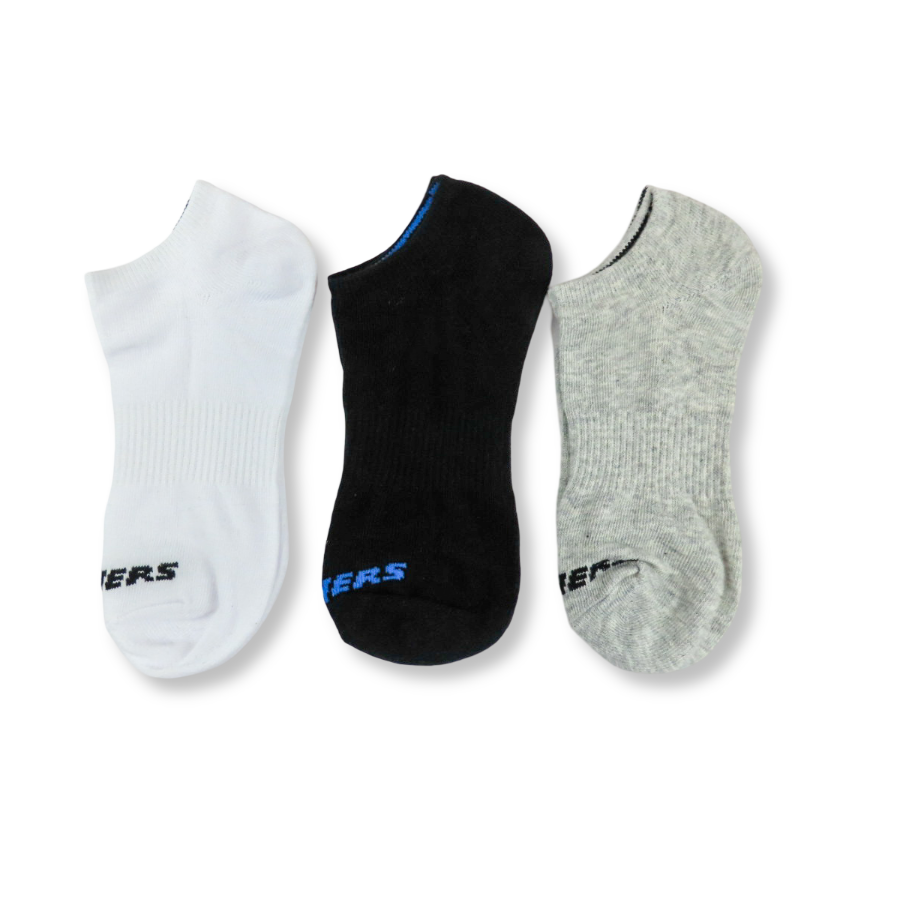 Skechers Non-Terry Invisible Sports Socks 3 cüt corab dəsti