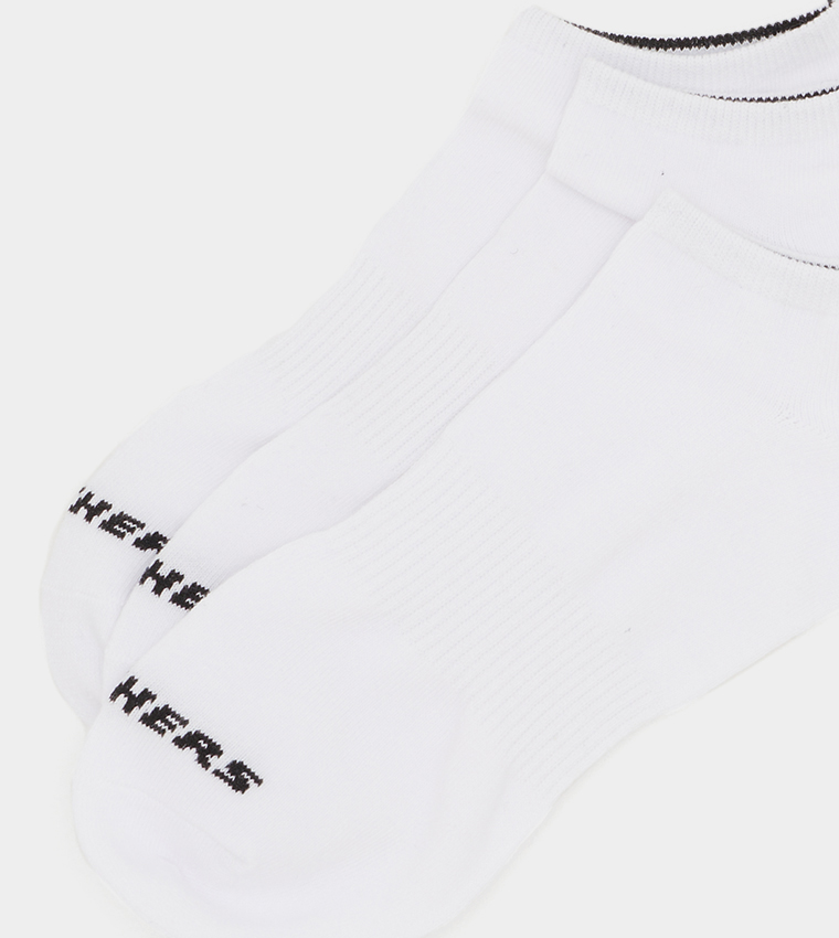 Skechers Non-Terry Invisible Sports Socks 3 cüt corab dəsti