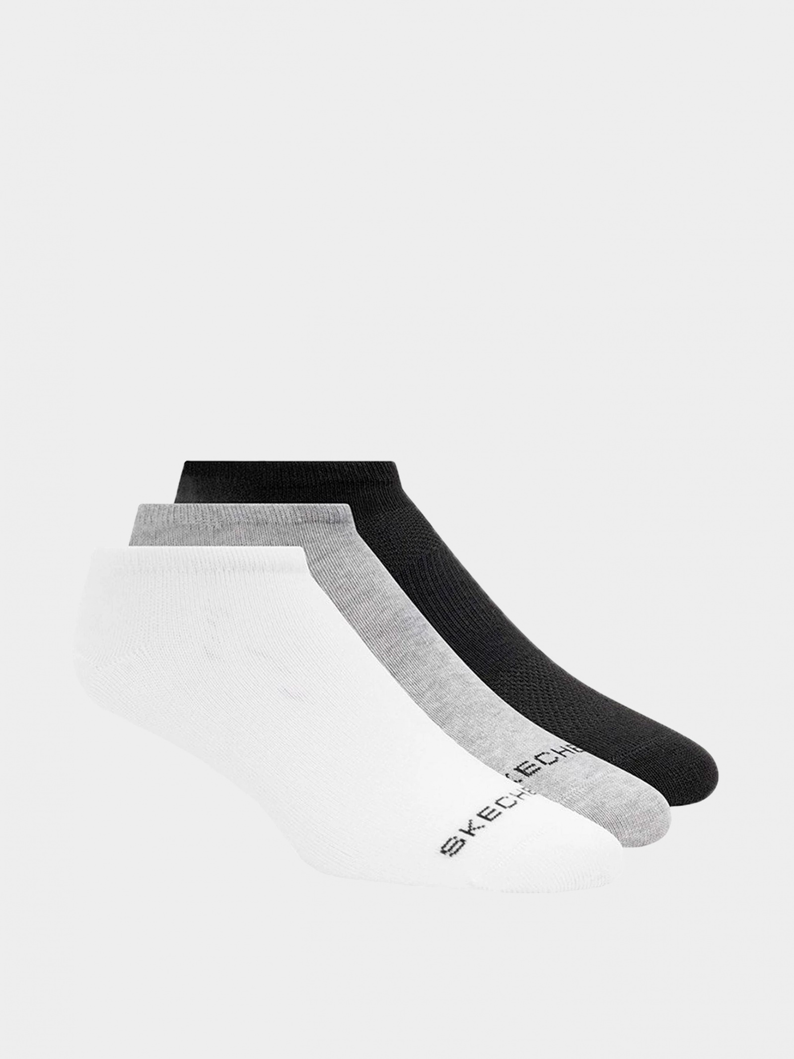 Skechers Non-Terry Invisible Sports Socks 3 cüt corab dəsti