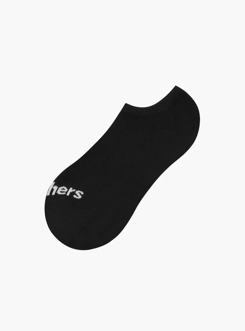 Skechers Logo Print Invisible Sports Socks 3 cüt corab dəsti