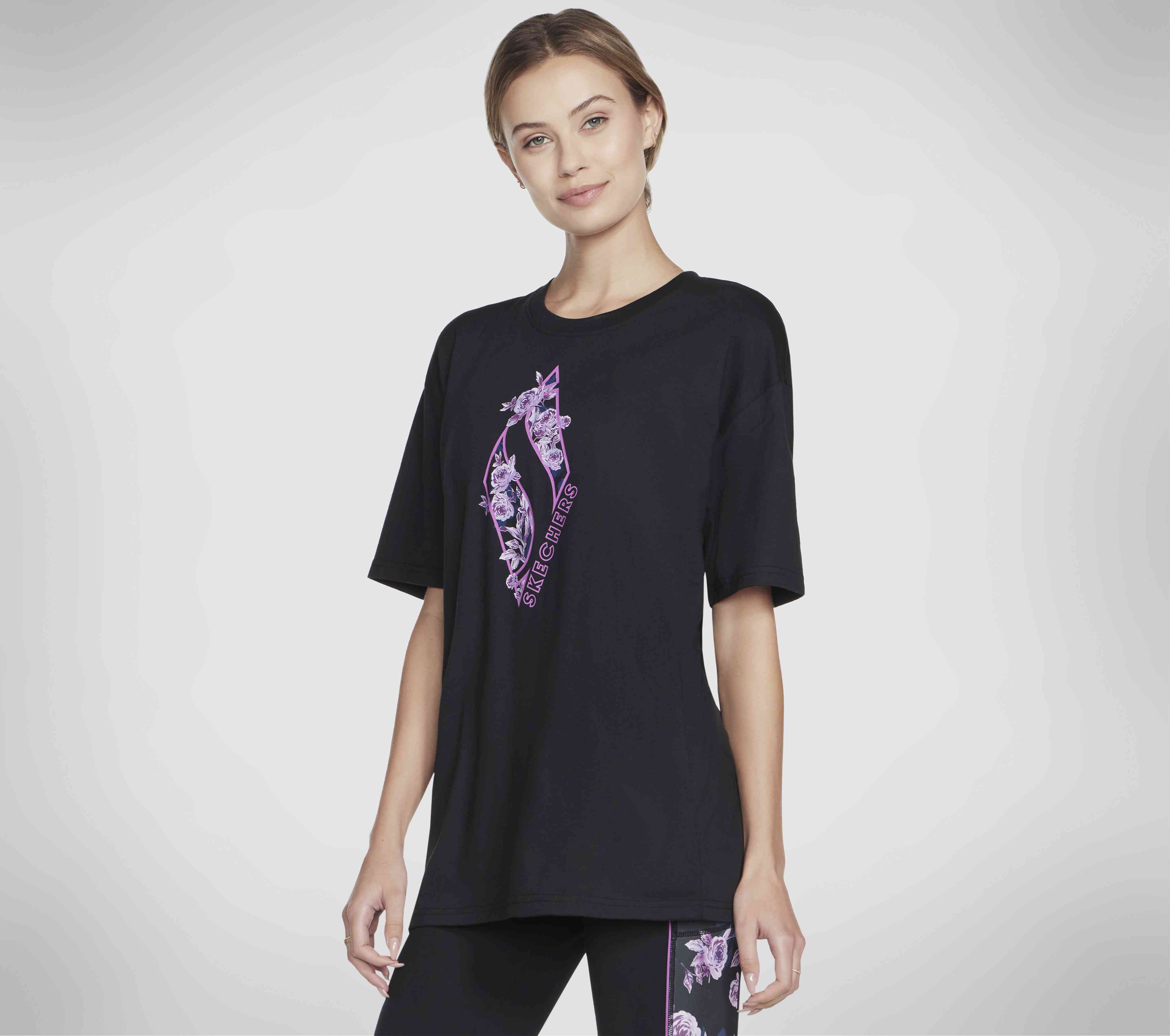 SKECHERS WINTER BLOOMS DIAMOND EVERYBODY TEE QADINLAR ÜÇÜN KÖYNƏK