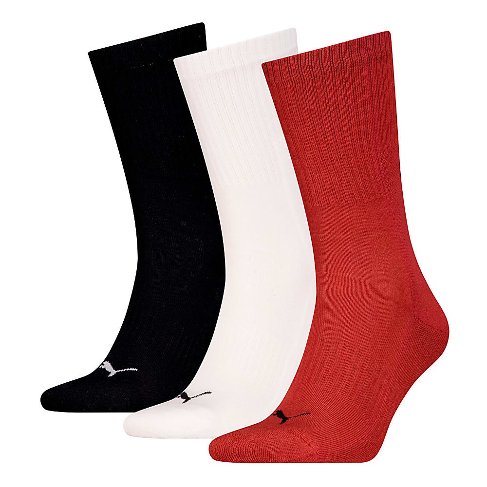 PUMA Unisex Crew Socks 3 pack 3 dəst corablar