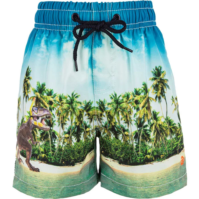 ZIGZAG Dino Shocking Orange Üzgüçülük Şortları