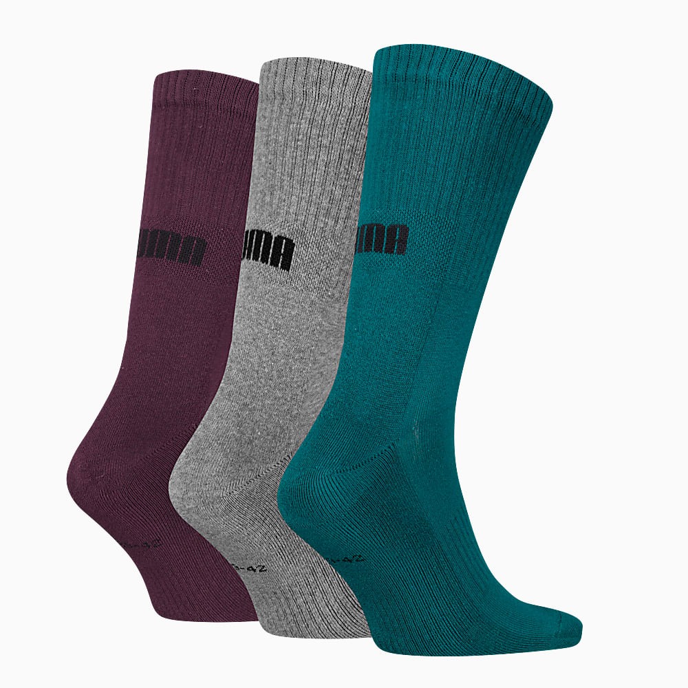 PUMA Unisex Crew Socks 3 pack 3 dəst corablar