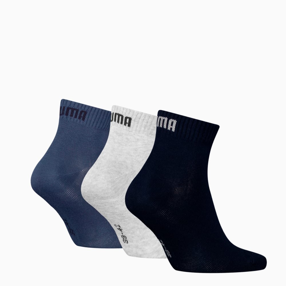 PUMA Quarter Socks 3 dəst Uniseks corablar