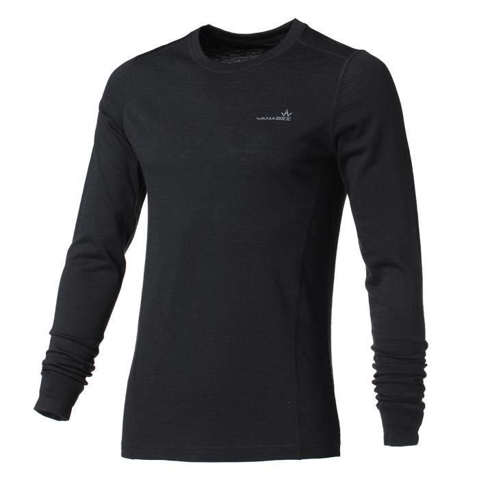 WANABEE WOOLWARM SML NOIR UZUNQOL KIŞI KÖYNƏYI